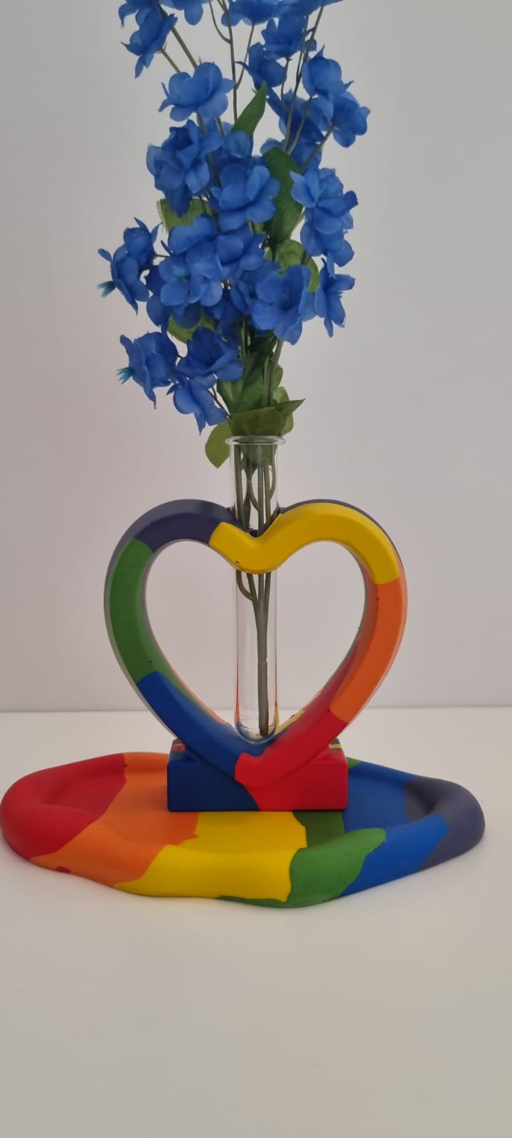 Heart Shaped Flower Vase Holder