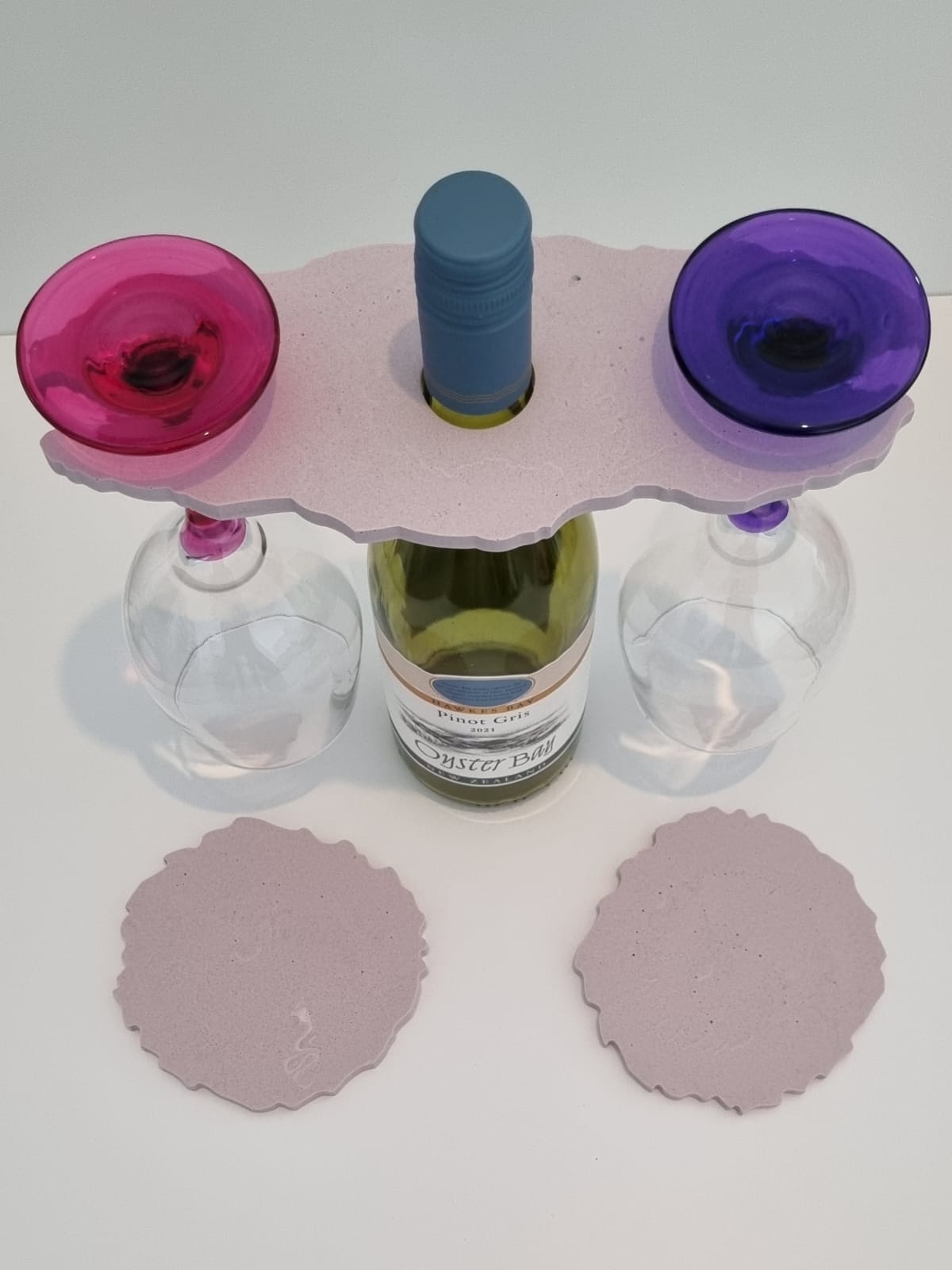 Wine Bottle Neck Glass Holder