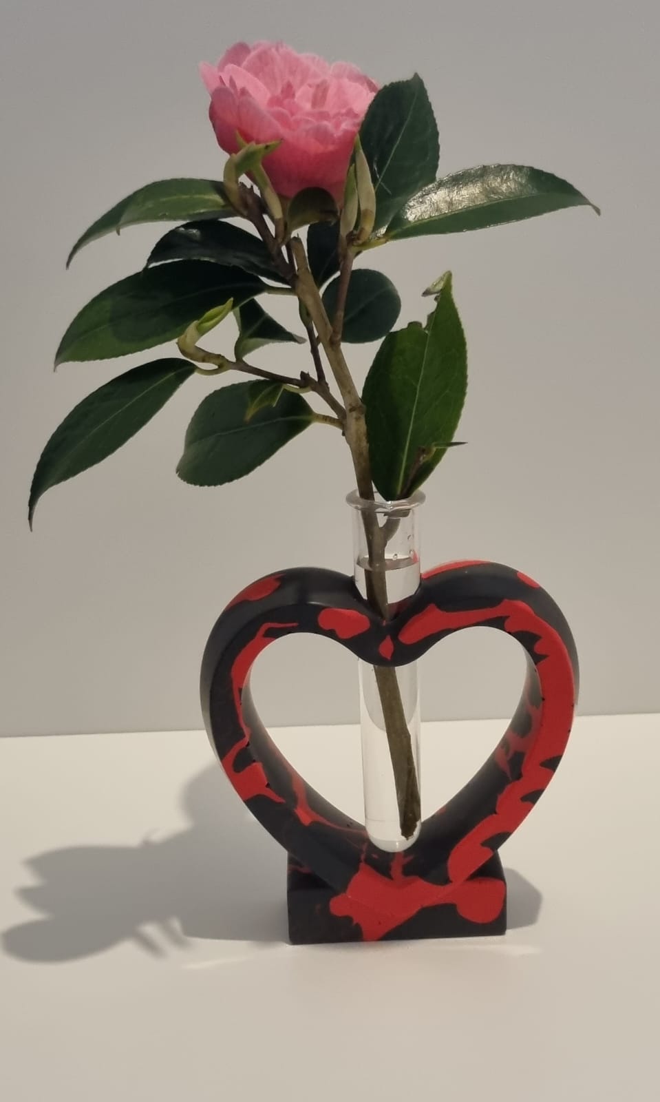 Heart Shaped Flower Vase Holder