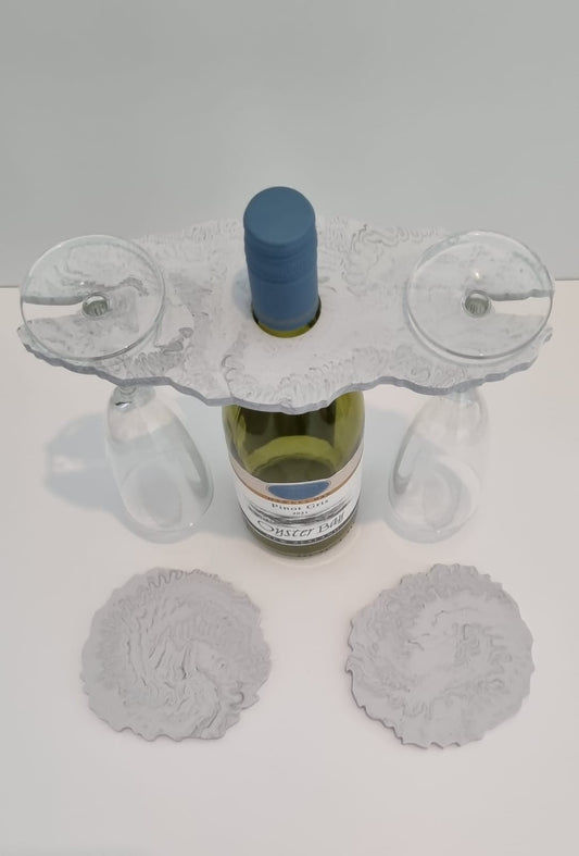 Wine Bottle Neck Glass Holder